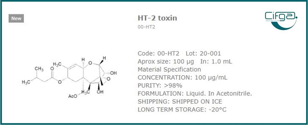 HT-2 Toxin Certified Reference Materials